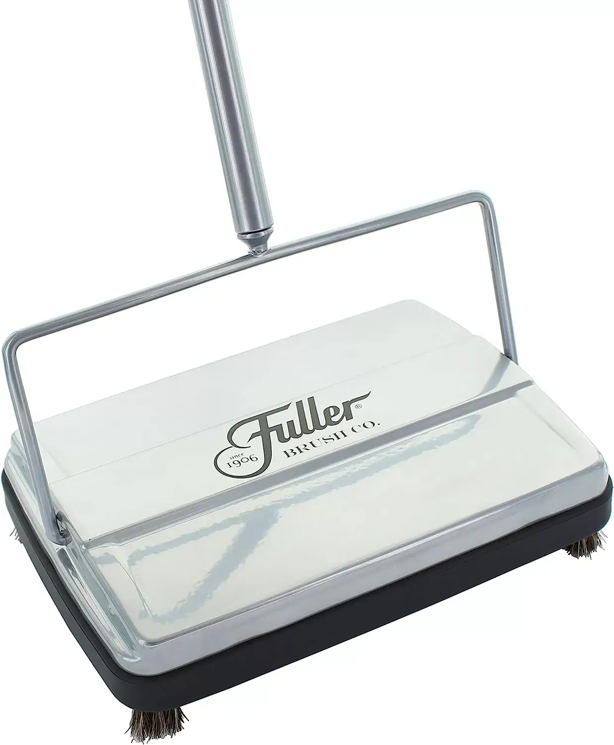 Fuller Brush 17027 Carpet & Floor Sweeper- Mini Stick Cleaner For Hardwood Surfaces, Wood Floors, Laminate, Tile- Small & Portable For The Home Or Office - Cleans Dust Pet Hair- Electrostatic & Silent