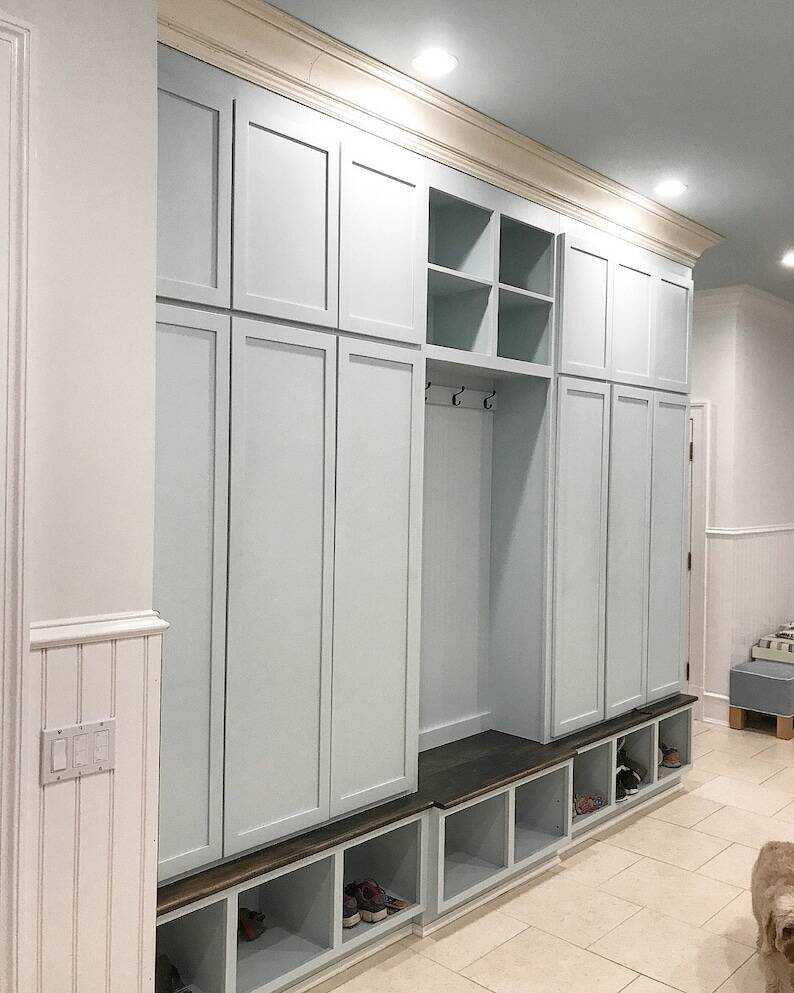 CONNECTICUT Locker entryway bench with storage