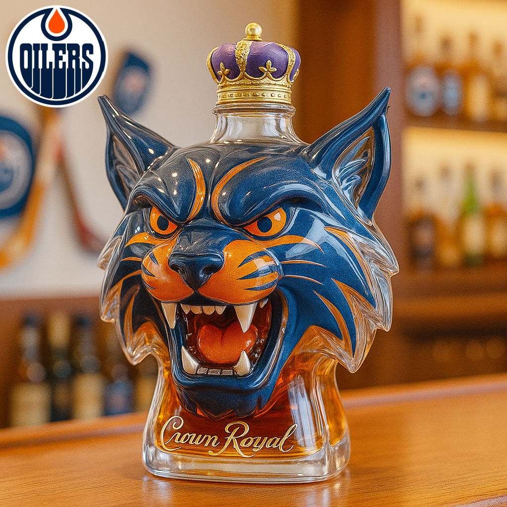 Edmonton Oilers Mascot Hunter Bottle
