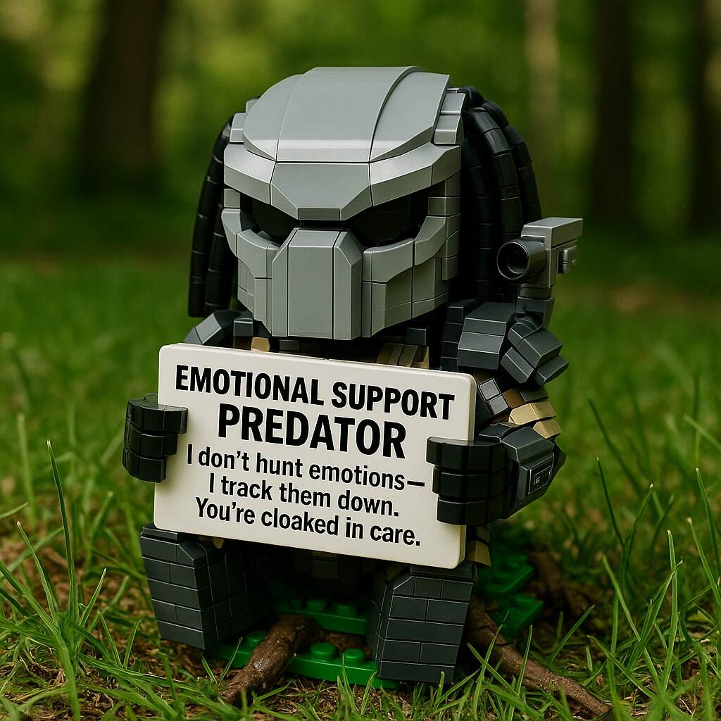 Xenomorph Emotional Support Building Block Dolls