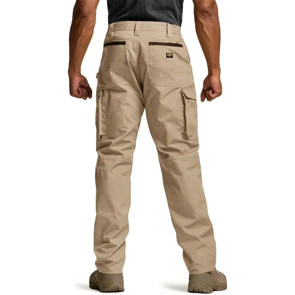 Men's Ripstop Work Pants ,Water Resistant  Outdoor Tactical Pants