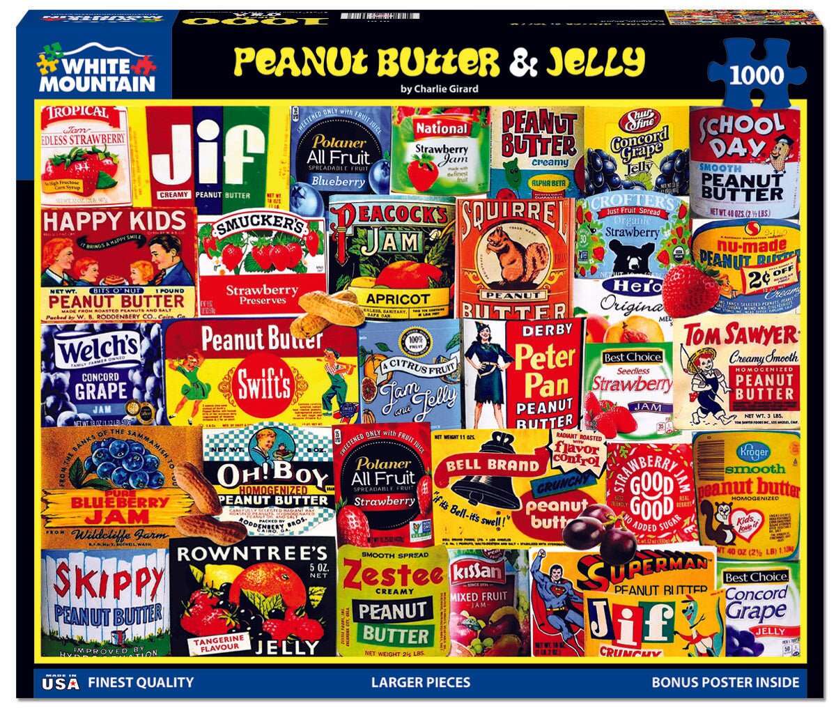 Peanut Butter & Jelly (2020pz) - 1000 Piece Jigsaw Puzzle
