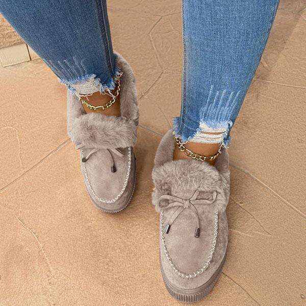 Meikoshoes Casual Fashion Flat Boots