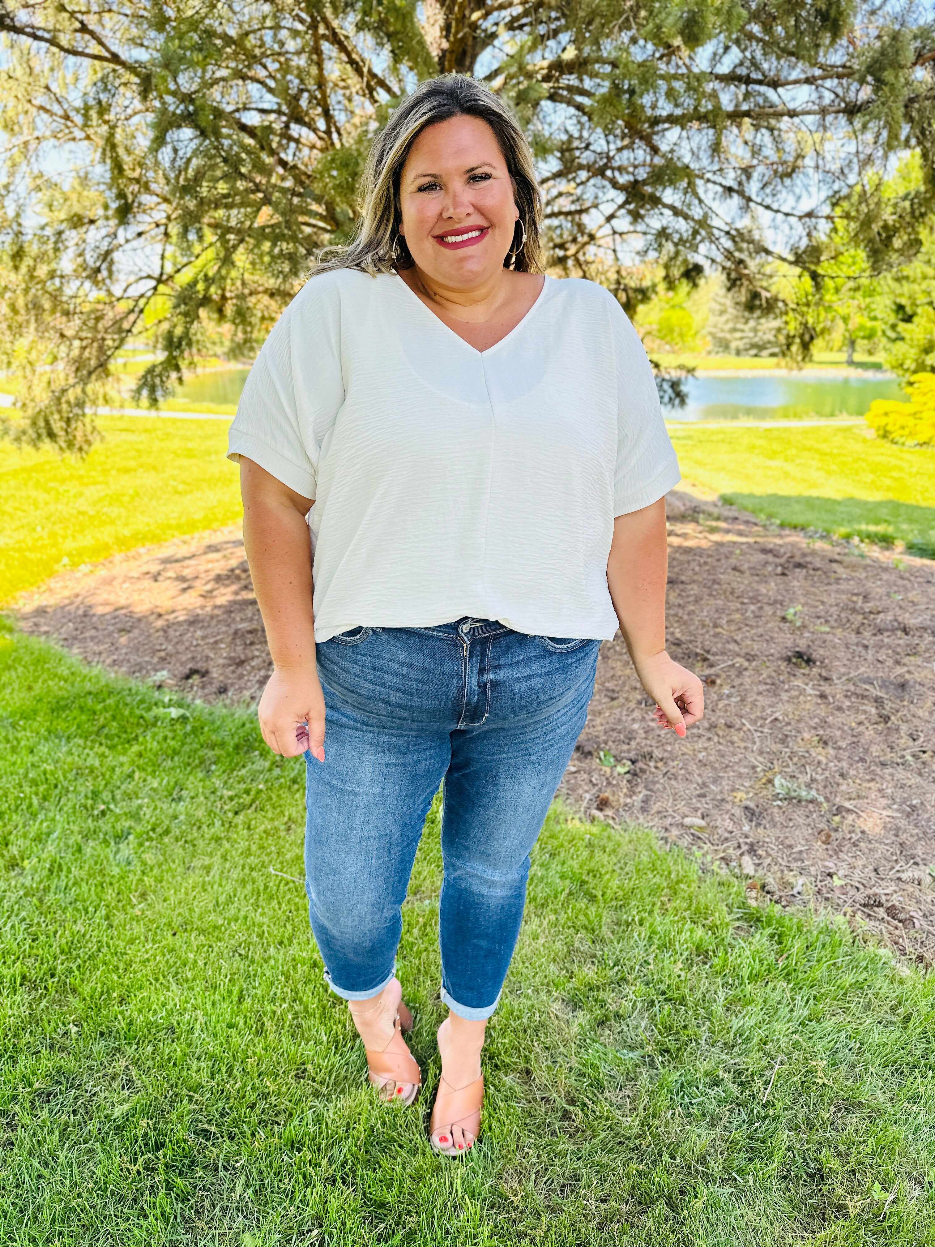 RESTOCK!  Reg/Curvy The Bleach Boys Nondistressed Boyfriend Jeans--Multiple Washes!