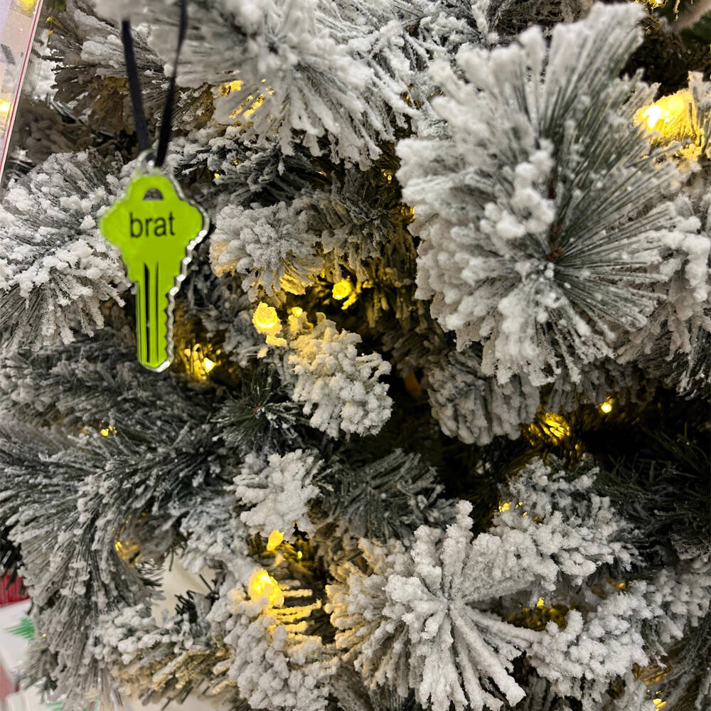 Brat Key Ornament