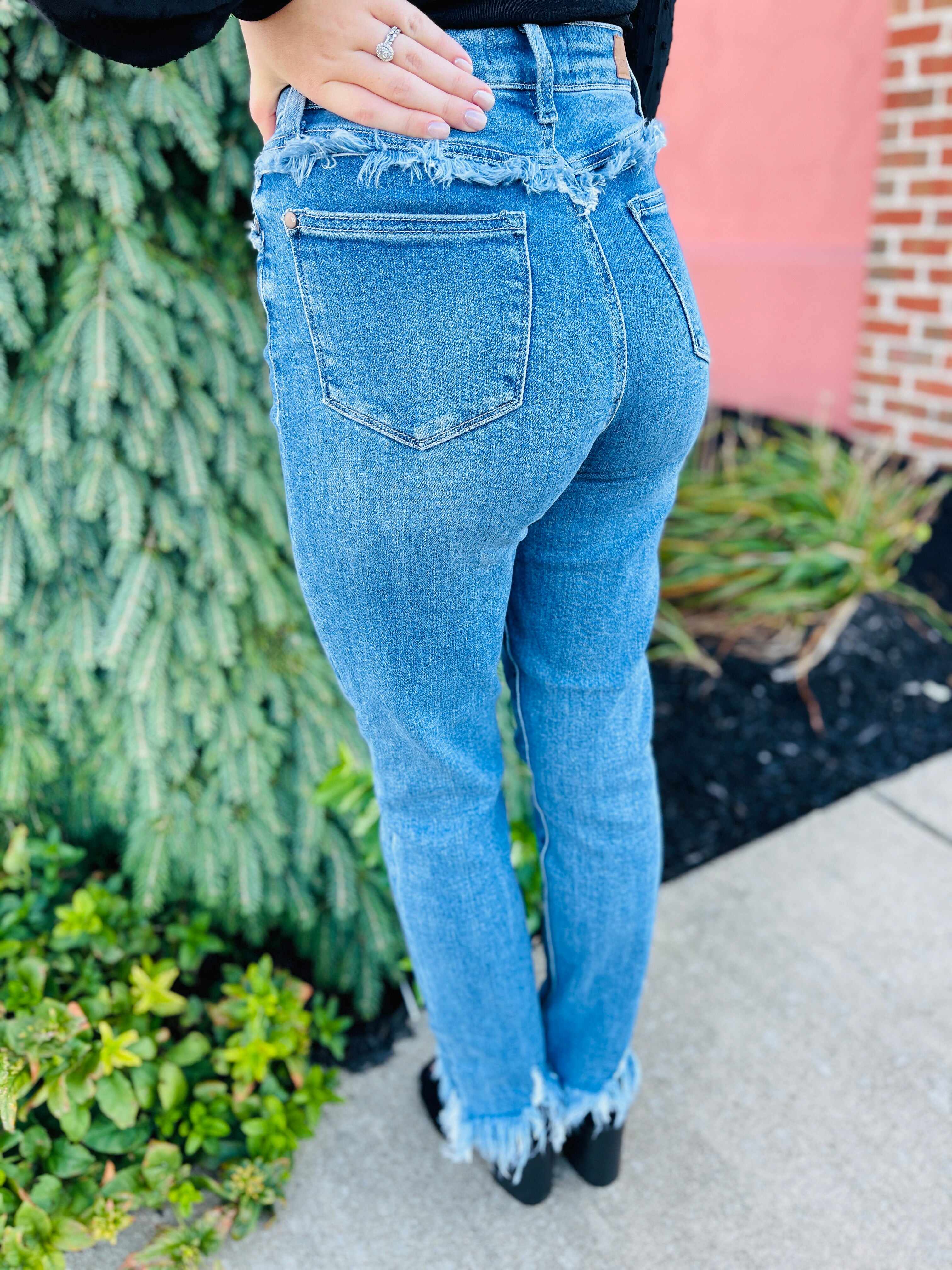 PLUS/REG On The Fringe Slim Fit Jeans