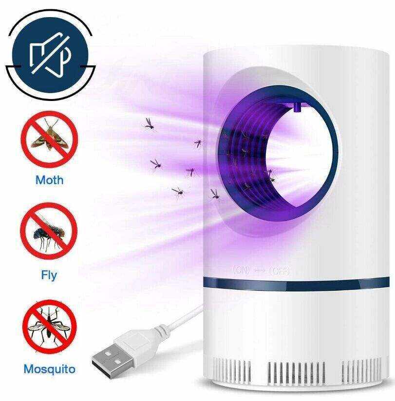 Electric Mosquito Insect Killer | LED Light Fly Bug Trap | Pest Control Lamp