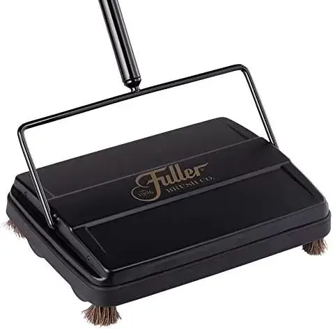 Fuller Brush 17027 Carpet & Floor Sweeper- Mini Stick Cleaner For Hardwood Surfaces, Wood Floors, Laminate, Tile- Small & Portable For The Home Or Office - Cleans Dust Pet Hair- Electrostatic & Silent