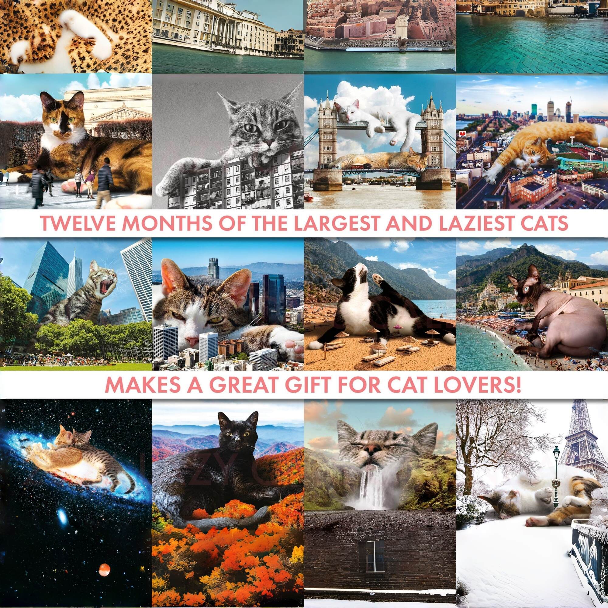 🐾 Lazy Cats 2026 Calendar – The World’s Biggest, Sleepiest Cats Are Back!
