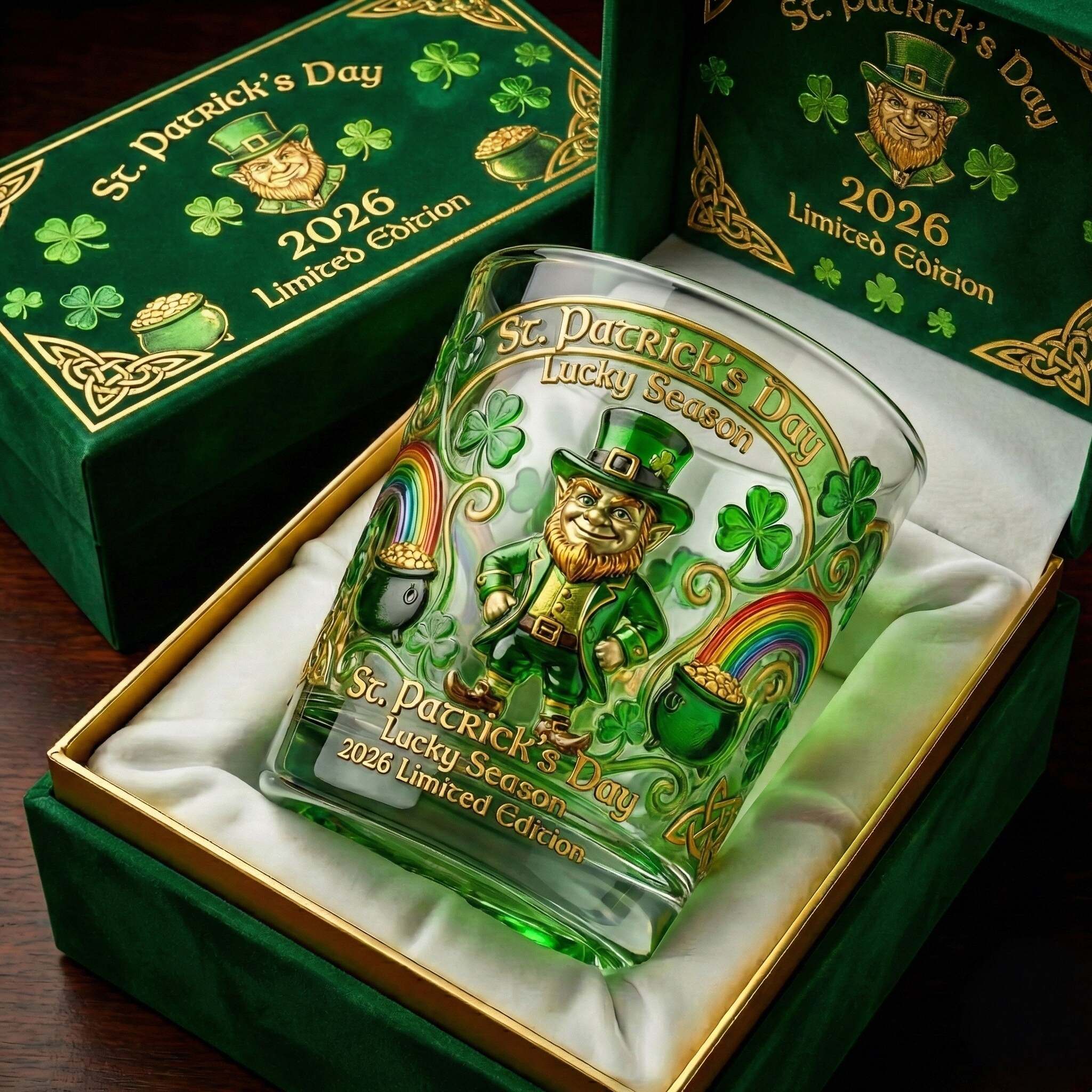 🍀St. Patrick’s Day – Lucky Season Commemorative Glass 2026 Limited Edition