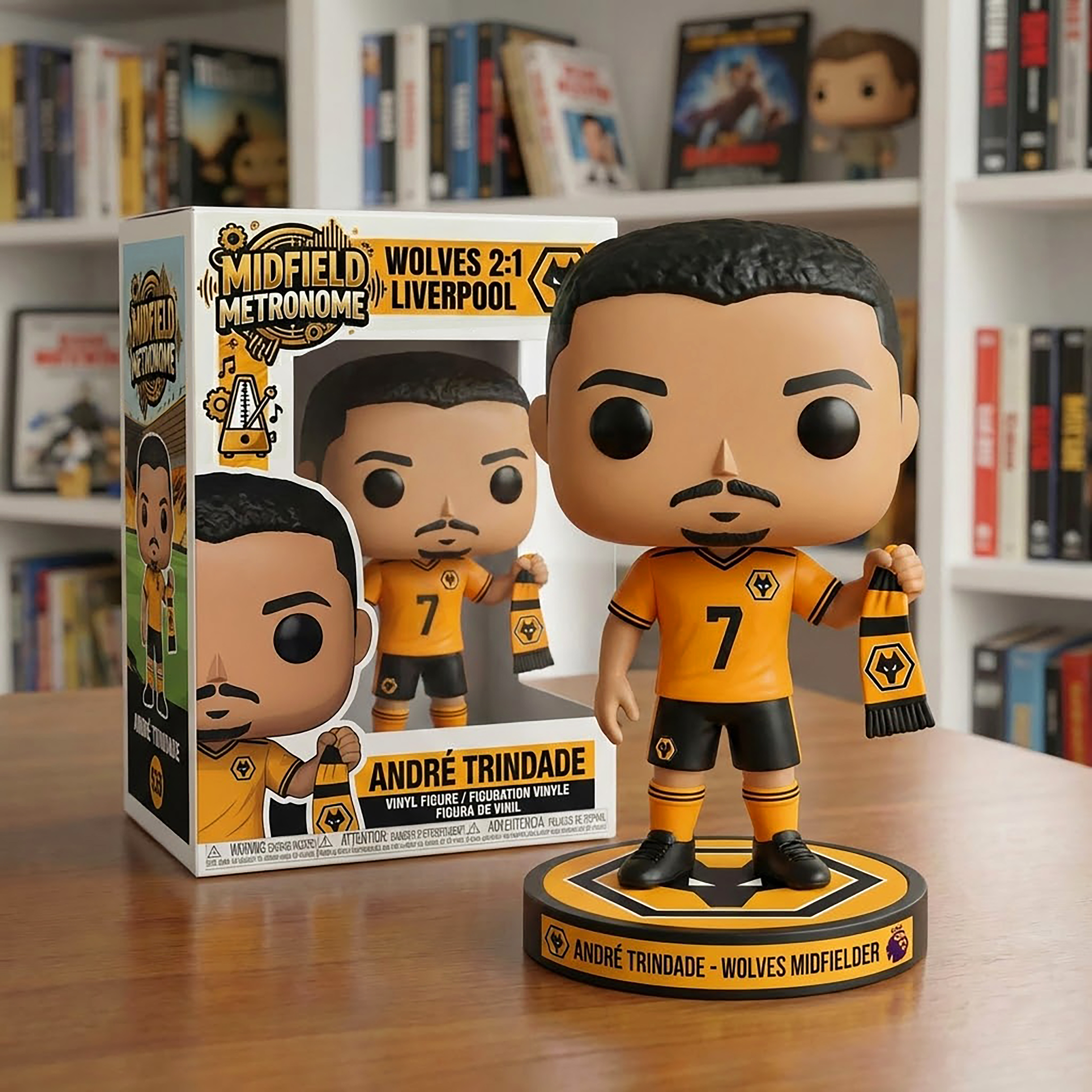 🐺 Wolves Limited Edition Collectible – André Trindade Midfield Figure