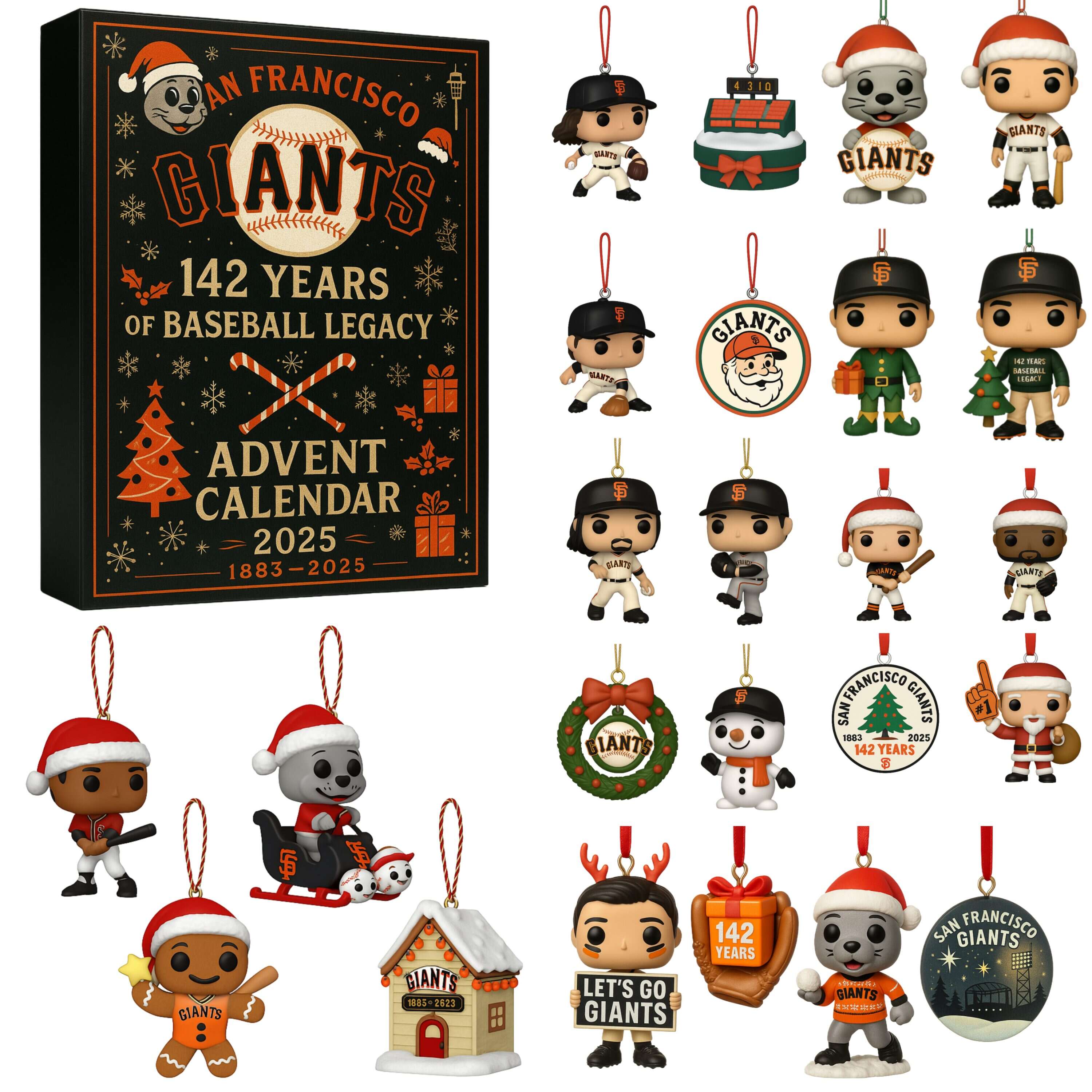 San Francisco Giants 142nd Anniversary Advent Calendar