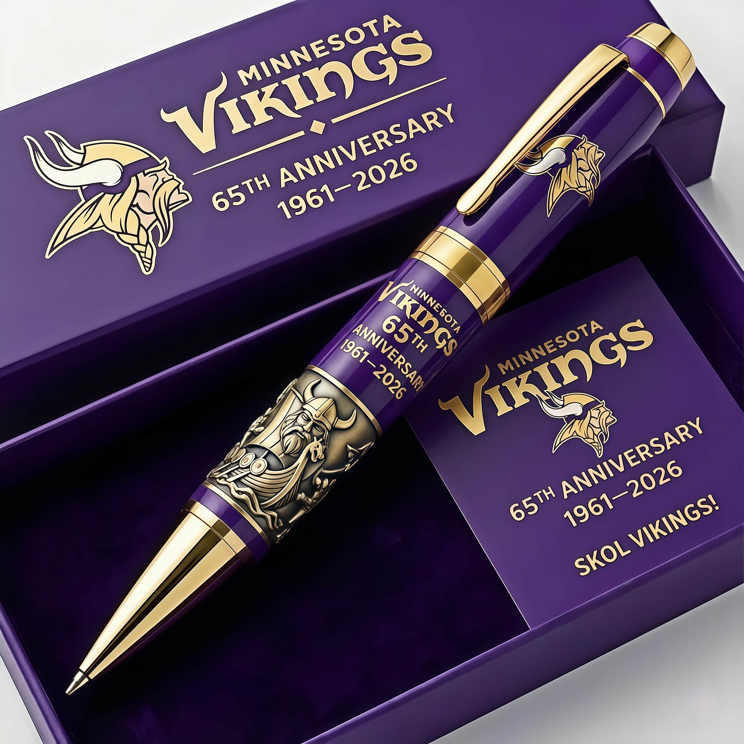 Minnesota Vikings 65th Anniversary Commemorative Pen