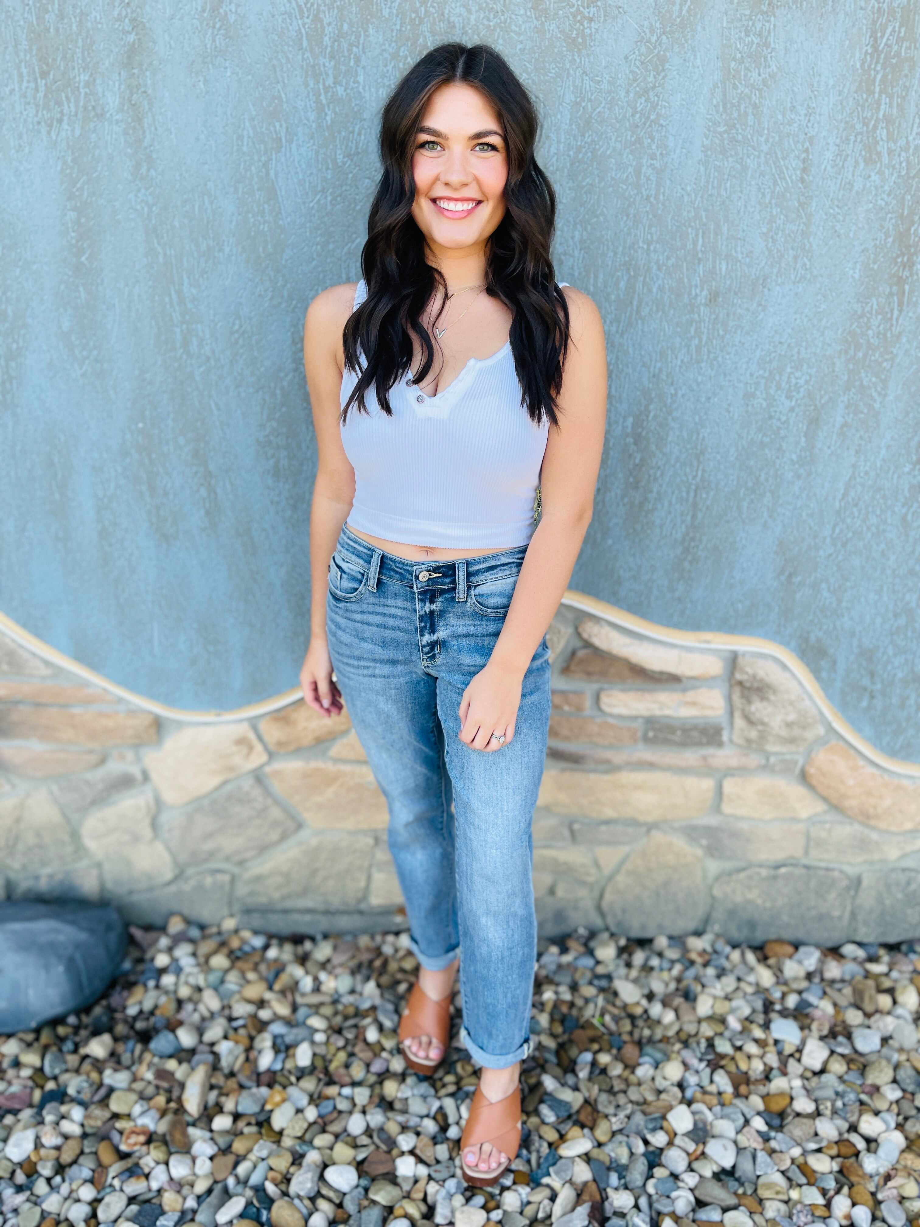 RESTOCK!  Reg/Curvy The Bleach Boys Nondistressed Boyfriend Jeans--Multiple Washes!