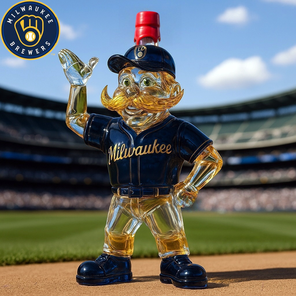 Milwaukee Brewers Limited Edition Whiskey Bottle
