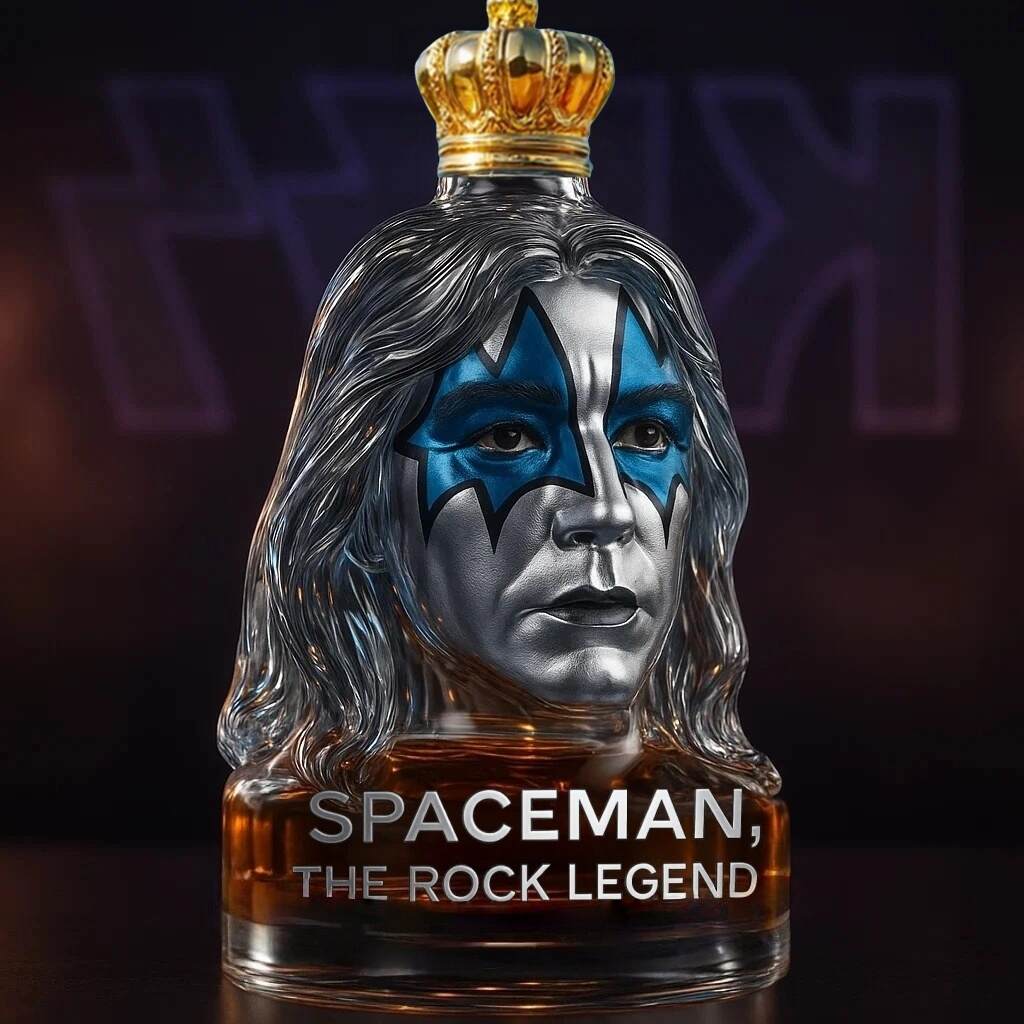 Ace Frehley Spaceman Whisky Bottle