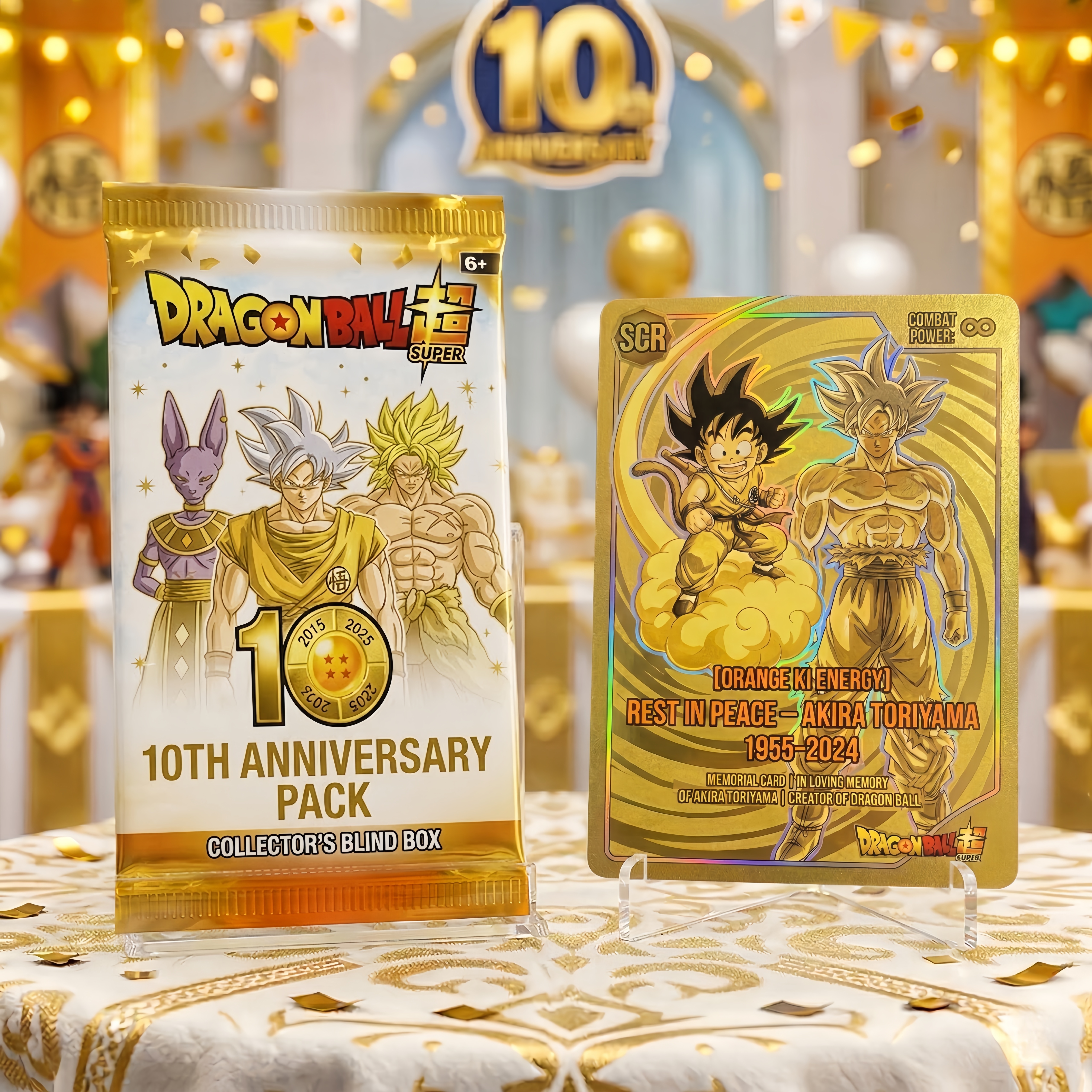 Dragon Ball Super 10th Anniversary TCG Cards