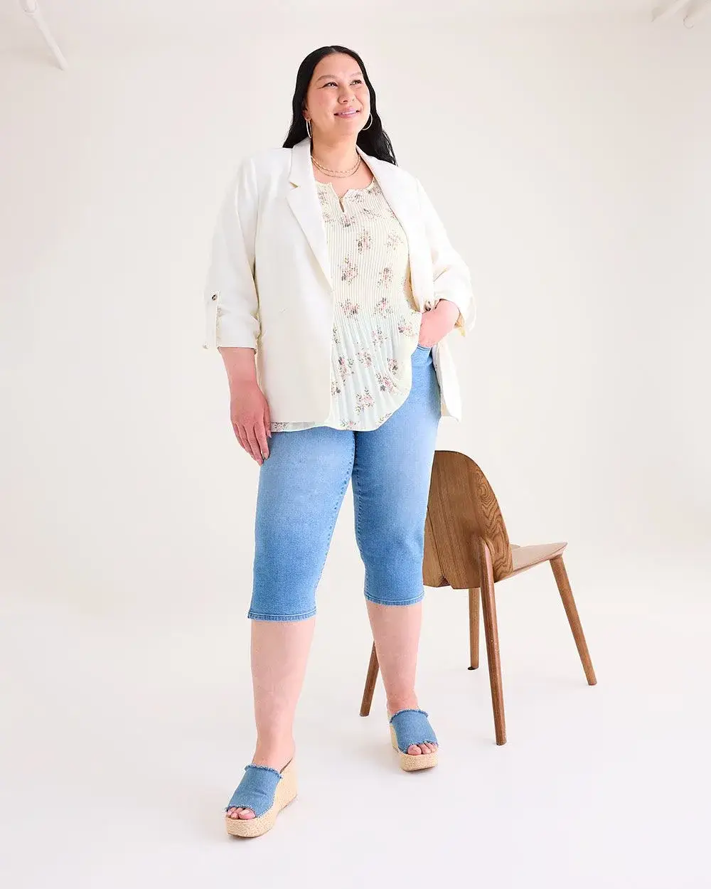 Responsible, Sleeveless Pleat and Release Blouse - PENN. Essentials