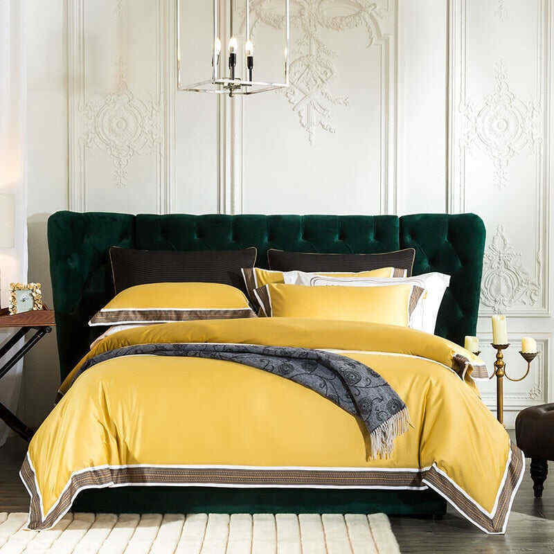 Fezaran Silky Soft Egyptian Cotton Duvet Cover Set