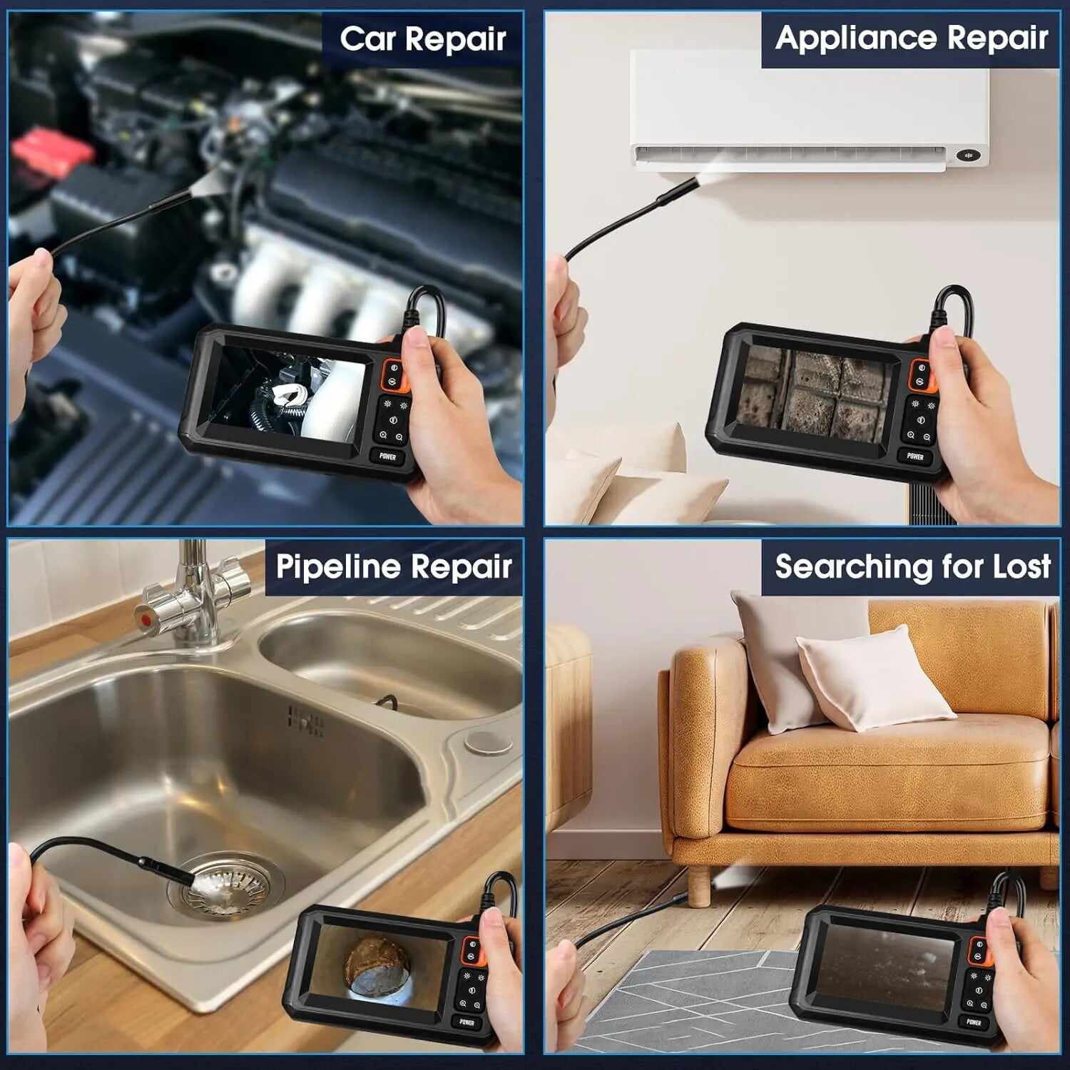 Industrial Endoscope Camera - 4.3