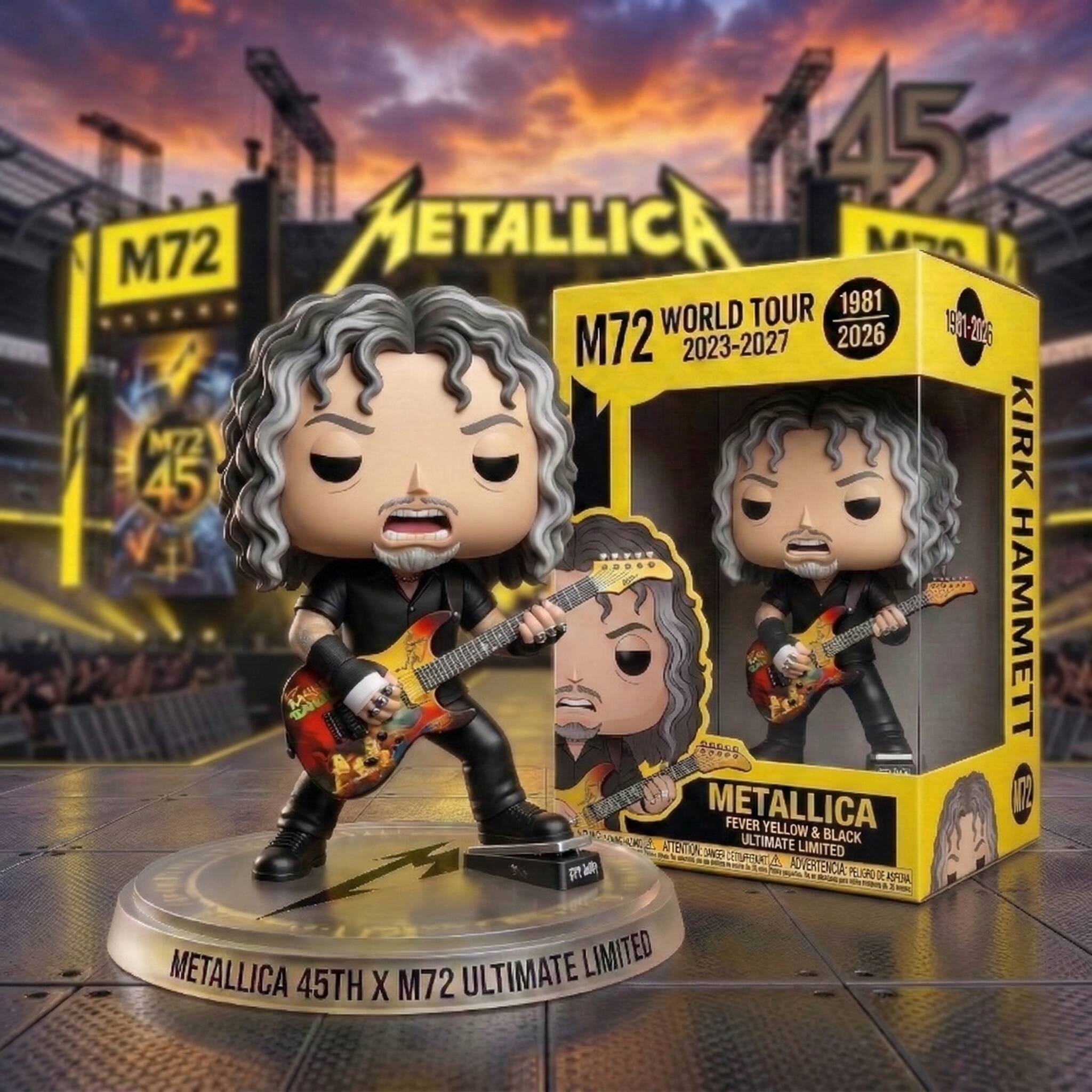 Metallica: 45 Years of M72 World Tour Commemorative Pop！Figure