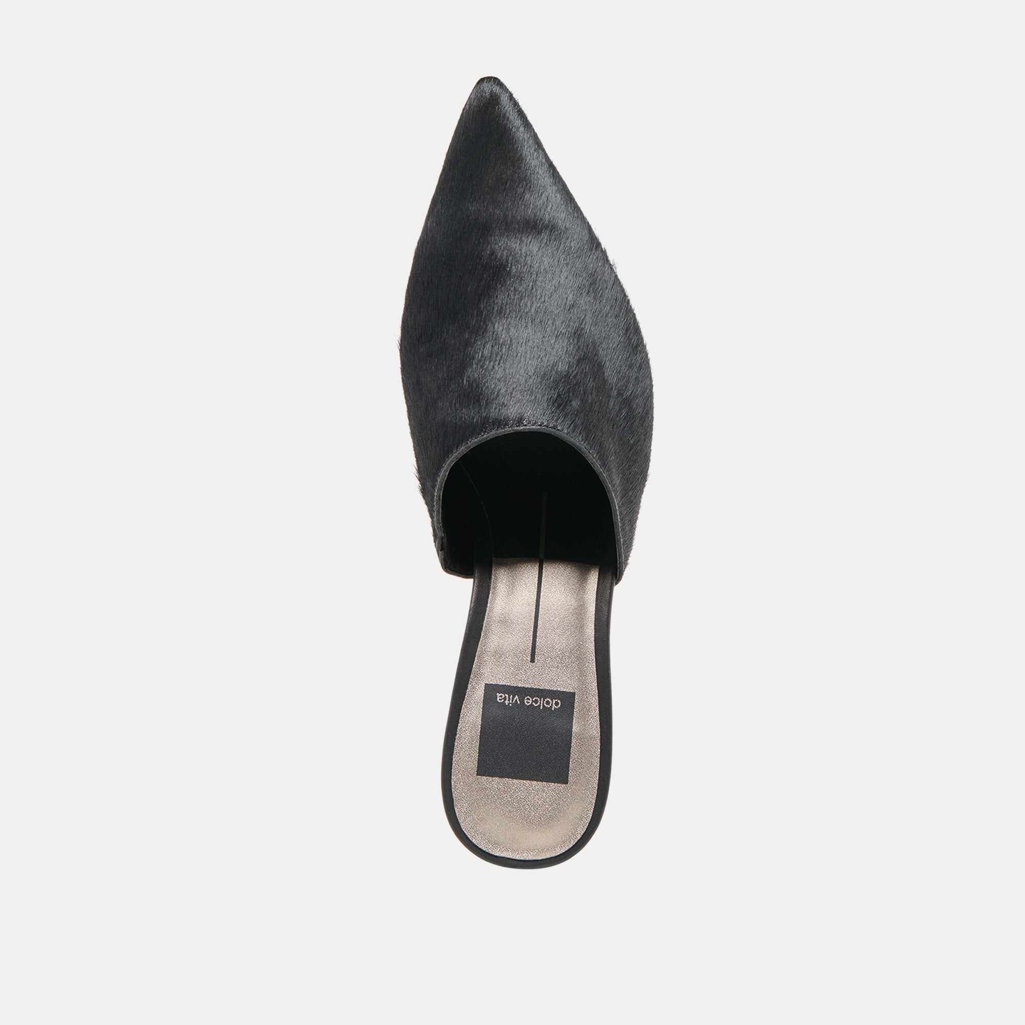 LEXY HEELS NERO CALF HAIR