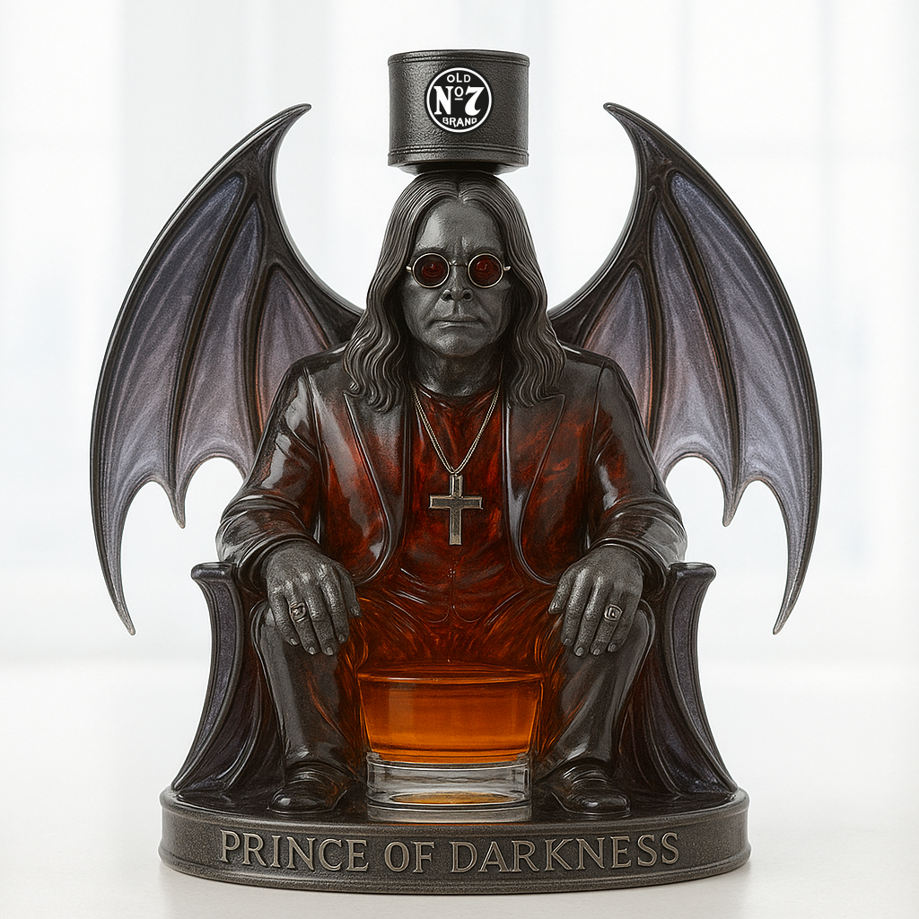 Ozzy Osbourne Whiskey Bottle