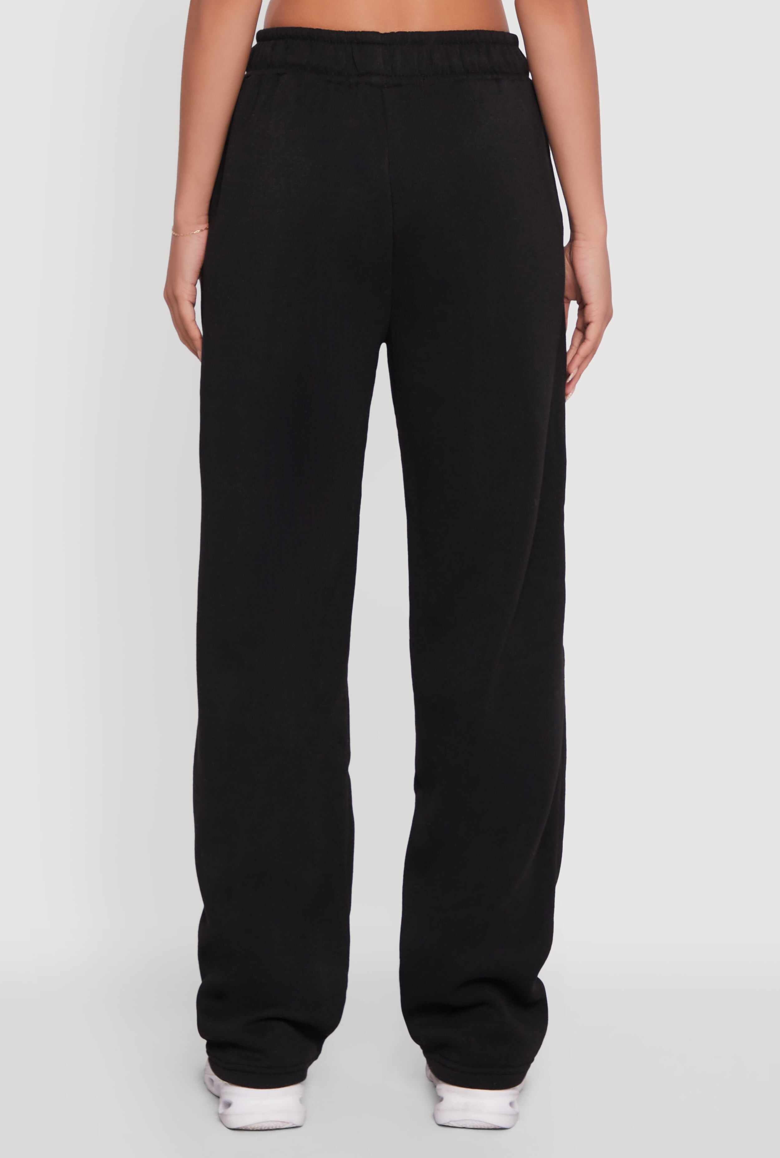 Pull On Straight Leg Sweatpants