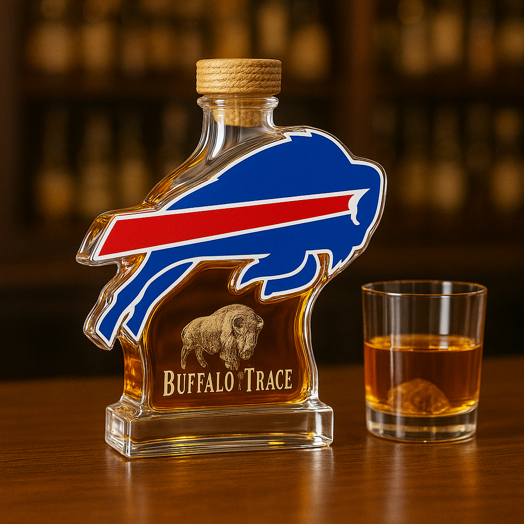 Buffalo Bills Whiskey Bottle