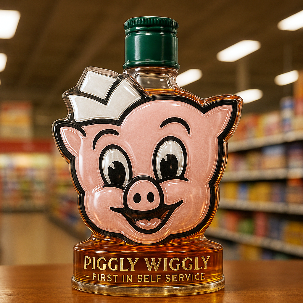 Piggly Wiggly Commemorative Whiskey Bottle