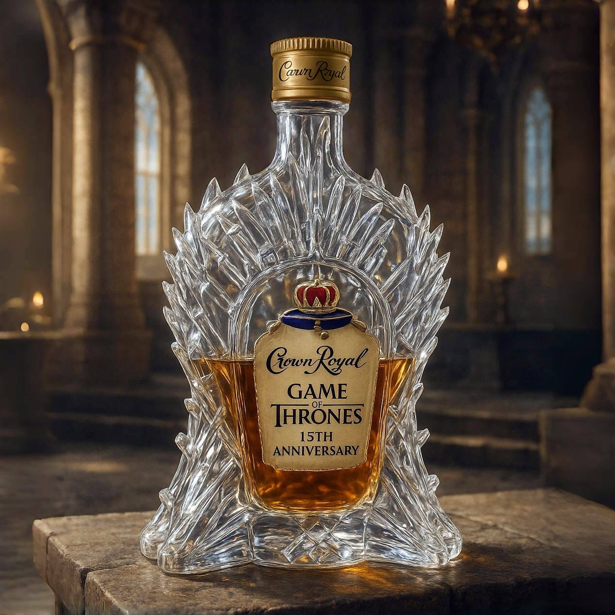 Iron Throne Whiskey Bottle