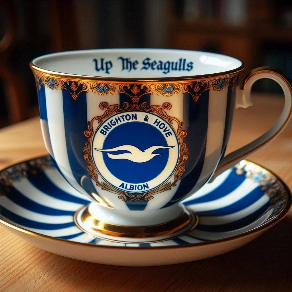 Premier League Football Teacup