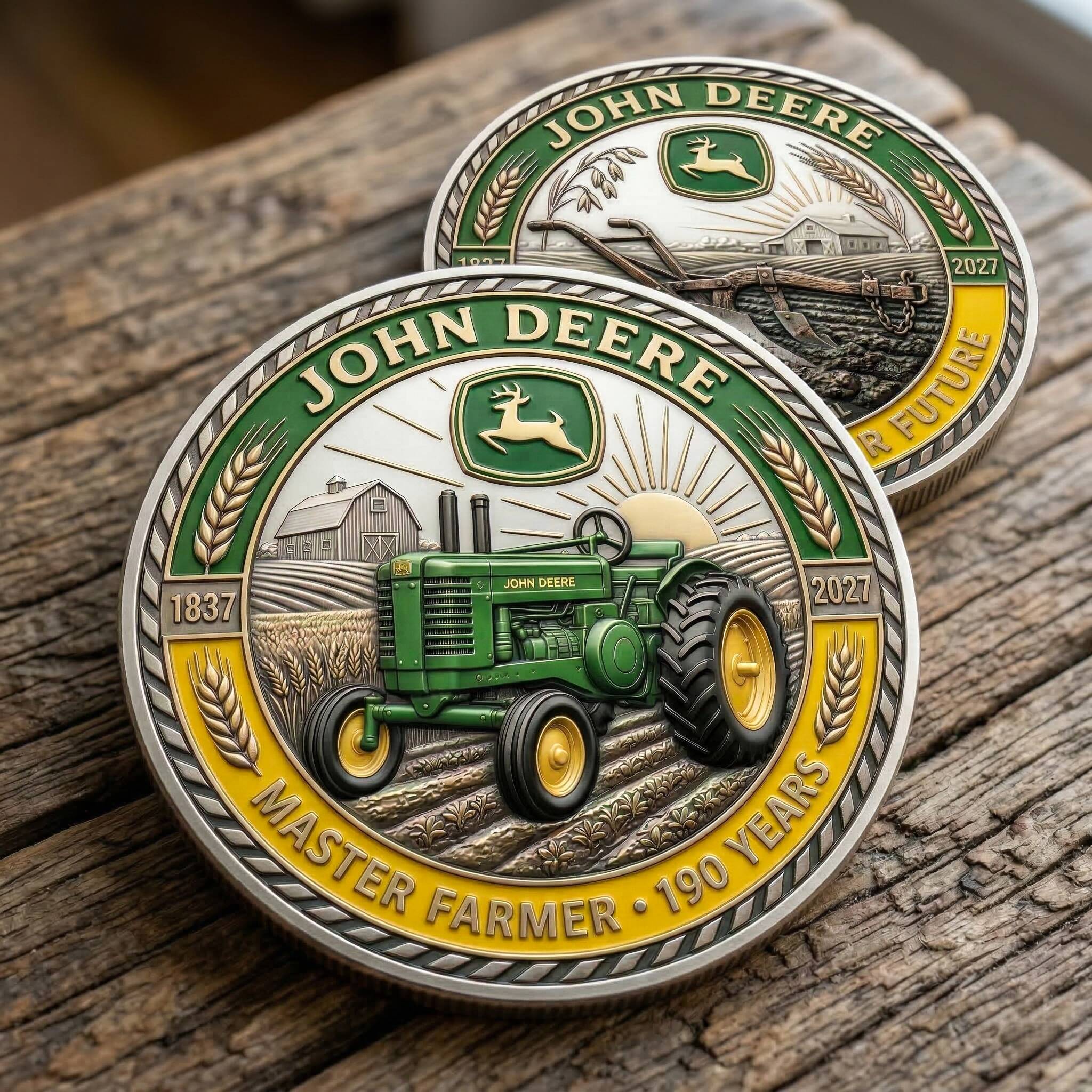 John Deere 190th Anniversary Master Farmer Commemorative Coin