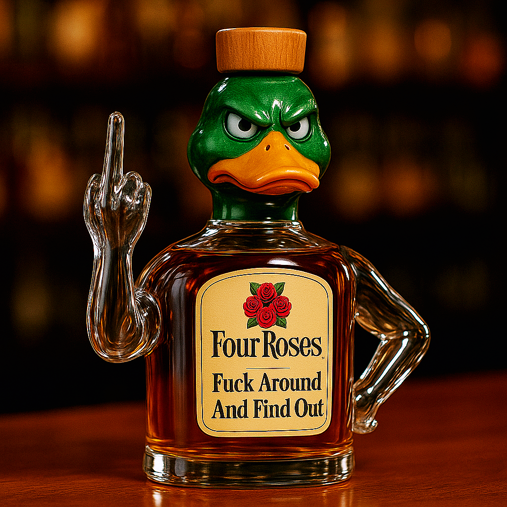 Commander Quack Whisky Bottle——The Last Word