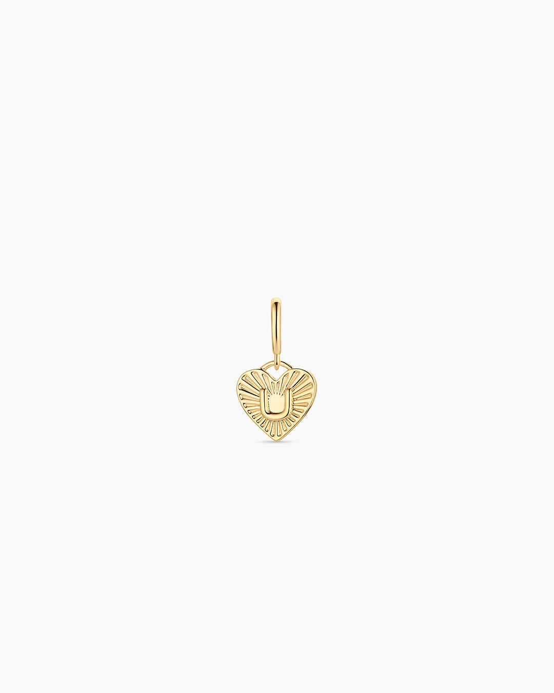 Vintage Heart Alphabet Parker Charm