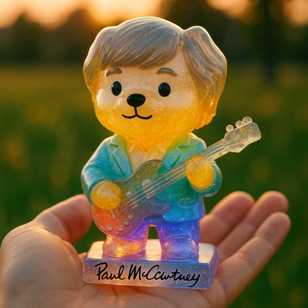 🌈🎶 The Fab Four, Reimagined in Crystal Glow