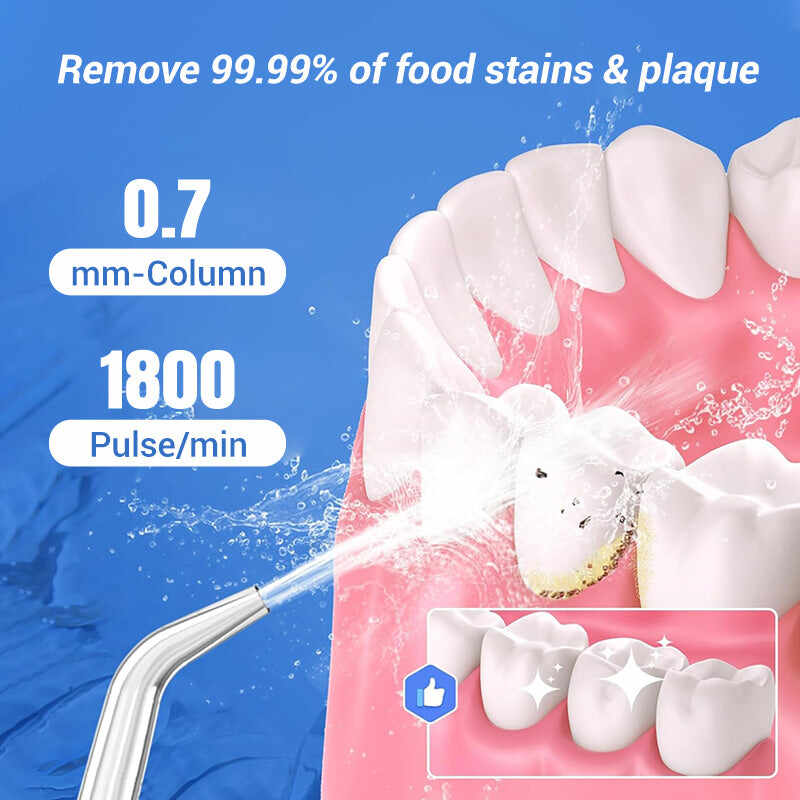 ⏳ Time-Limited Special! ⏰ Portable Oral Irrigator – Water Flosser! 💧🦷