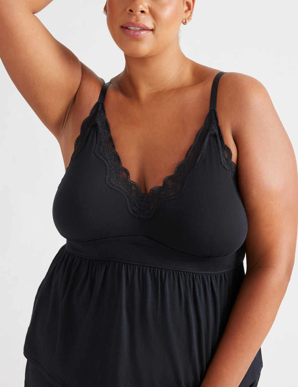 Lace Trim Sleep Cami