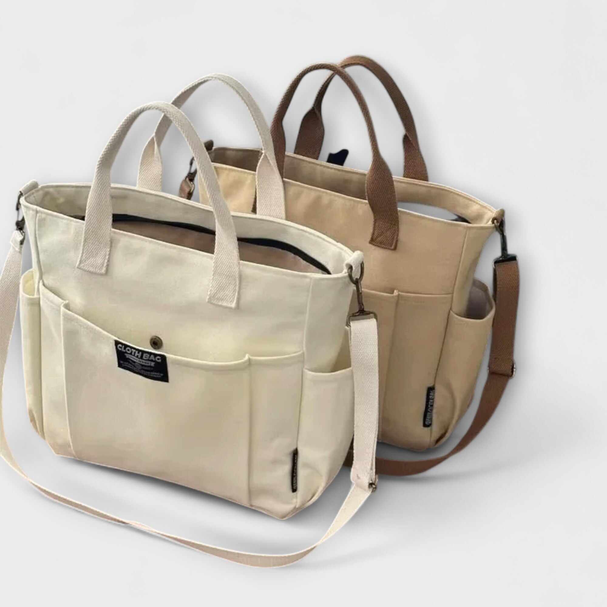 Olivia - Minimalistic Canvas Tote Bag