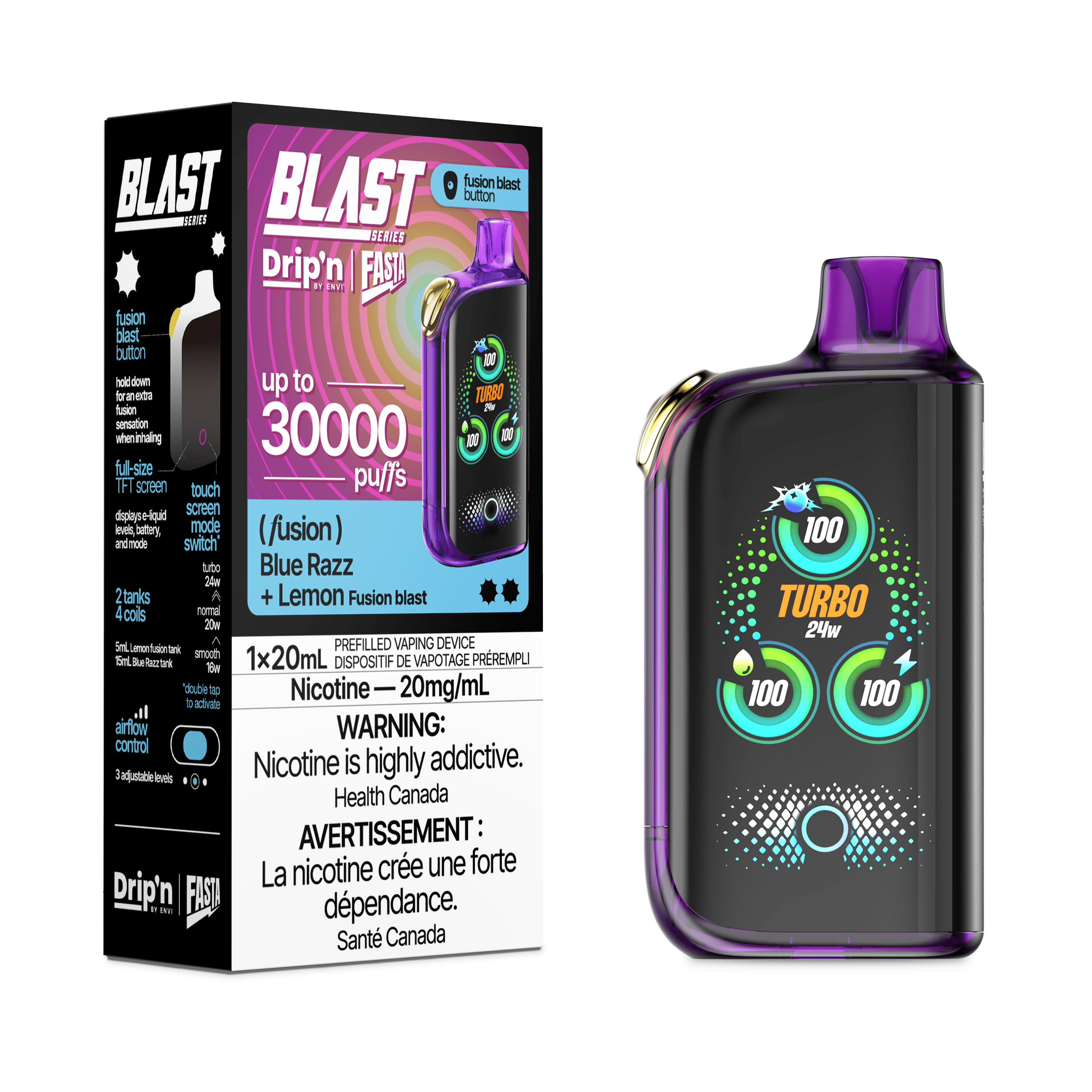WAKA Drip'n × Fasta Blast 30K