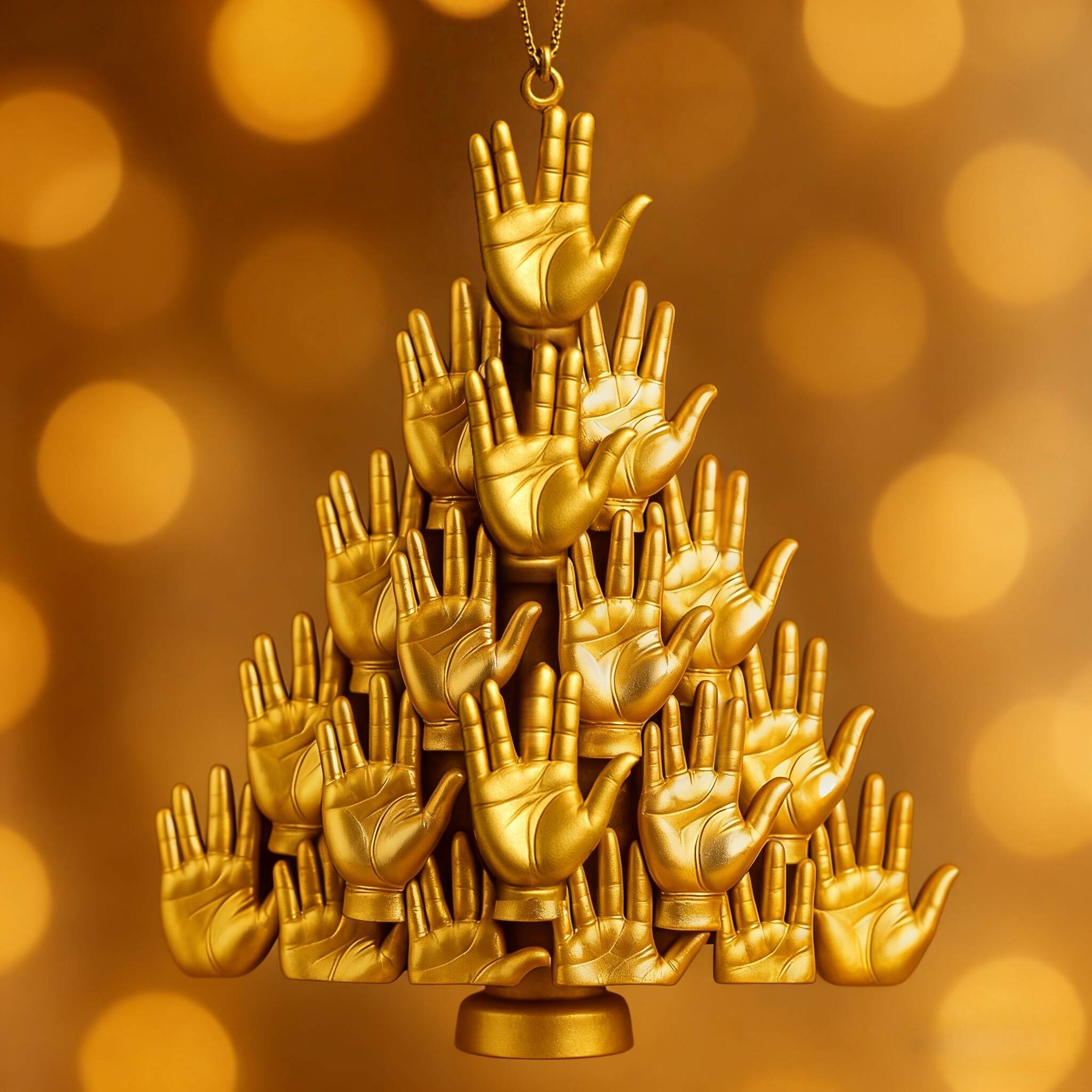 Live Long & Prosper Tree Christmas Ornament