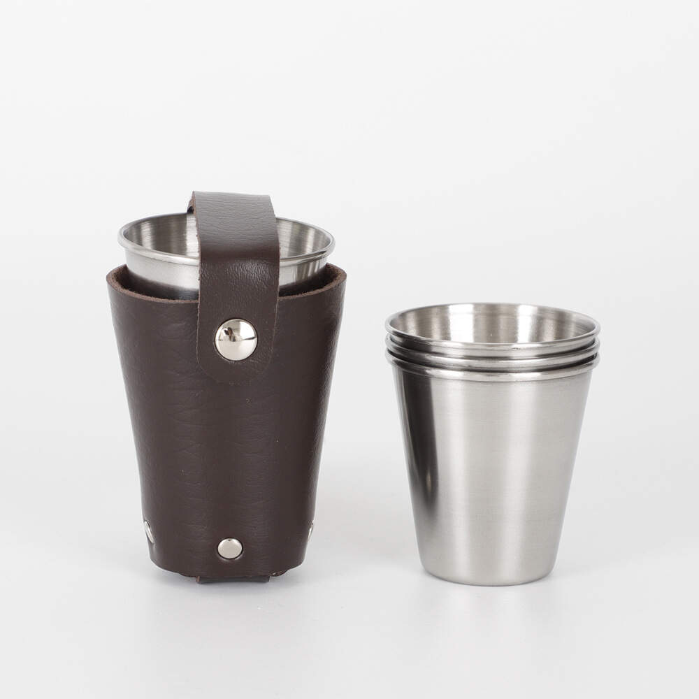 Spirits glasses 4 with carrying sleeves