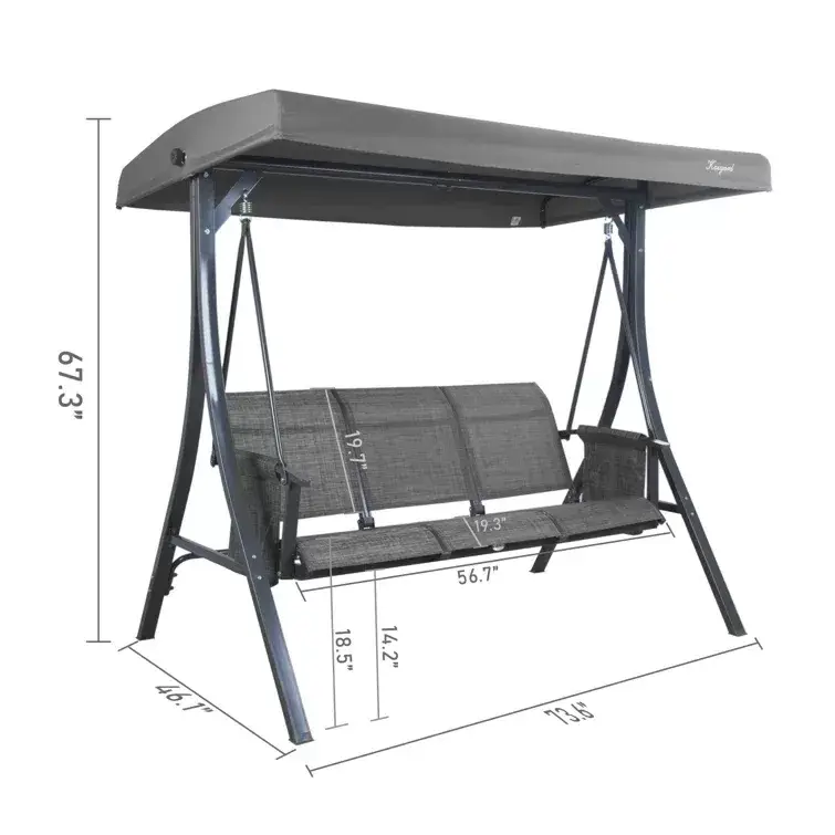 Otteridge Patio Porch Swing with Stand