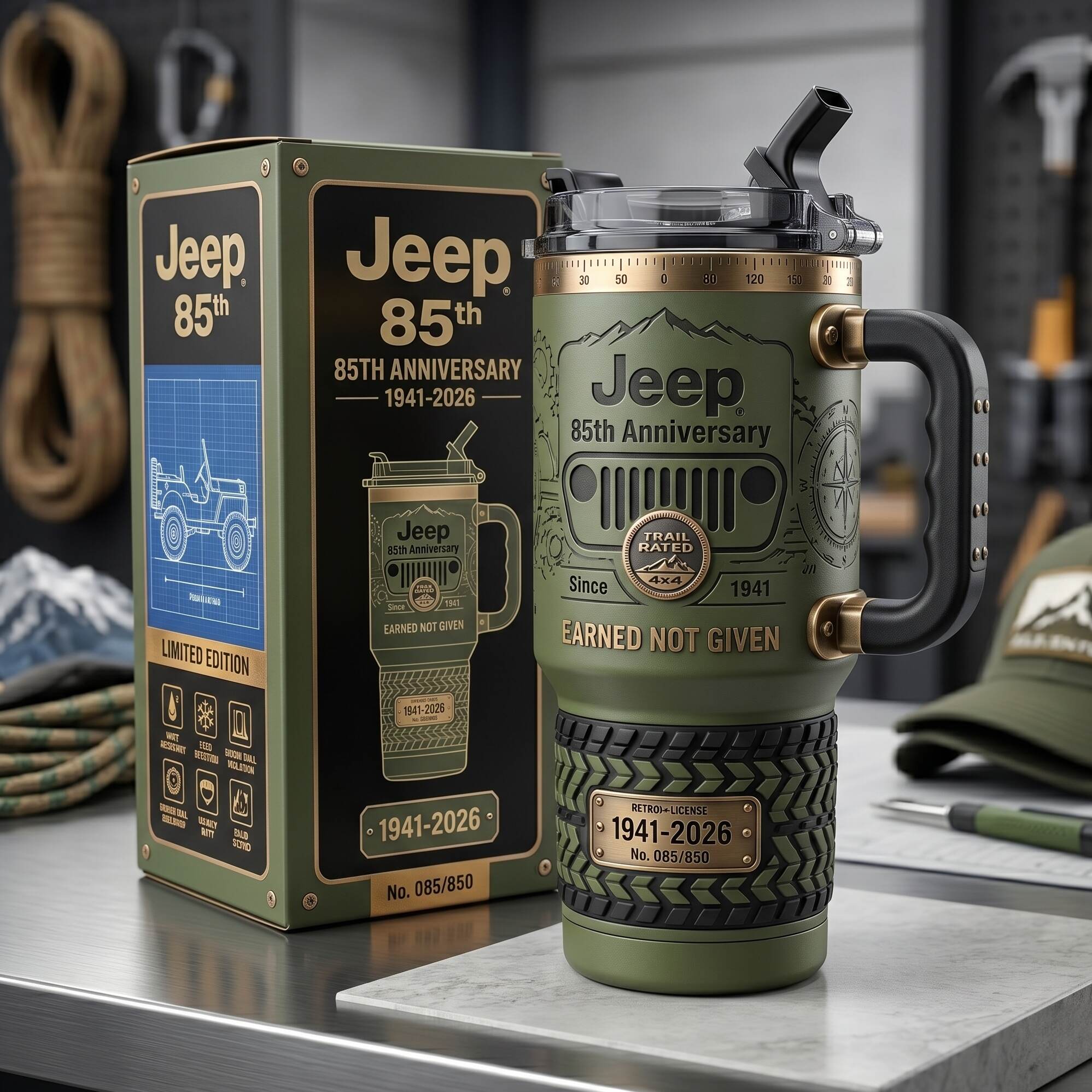 Jeep 85th Anniversary 1941–2026 Limited Edition Tumbler