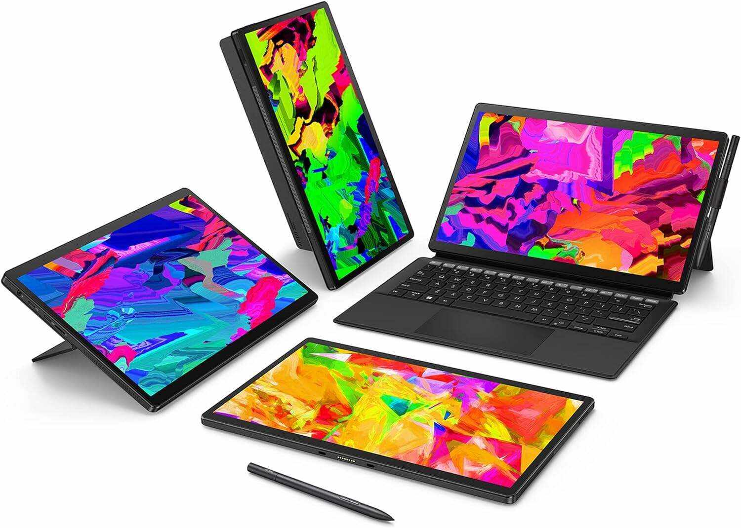 ASUS VivoBook 13 Slate OLED 2-in-1 Laptop, 13.3” FHD OLED touch Display, Intel Pentium N6000 Quad-Core CPU, 8GB RAM, 256GB PCIe® 3.0 SSD, Windows 11 Home, Black, T3300KA-DH26T
