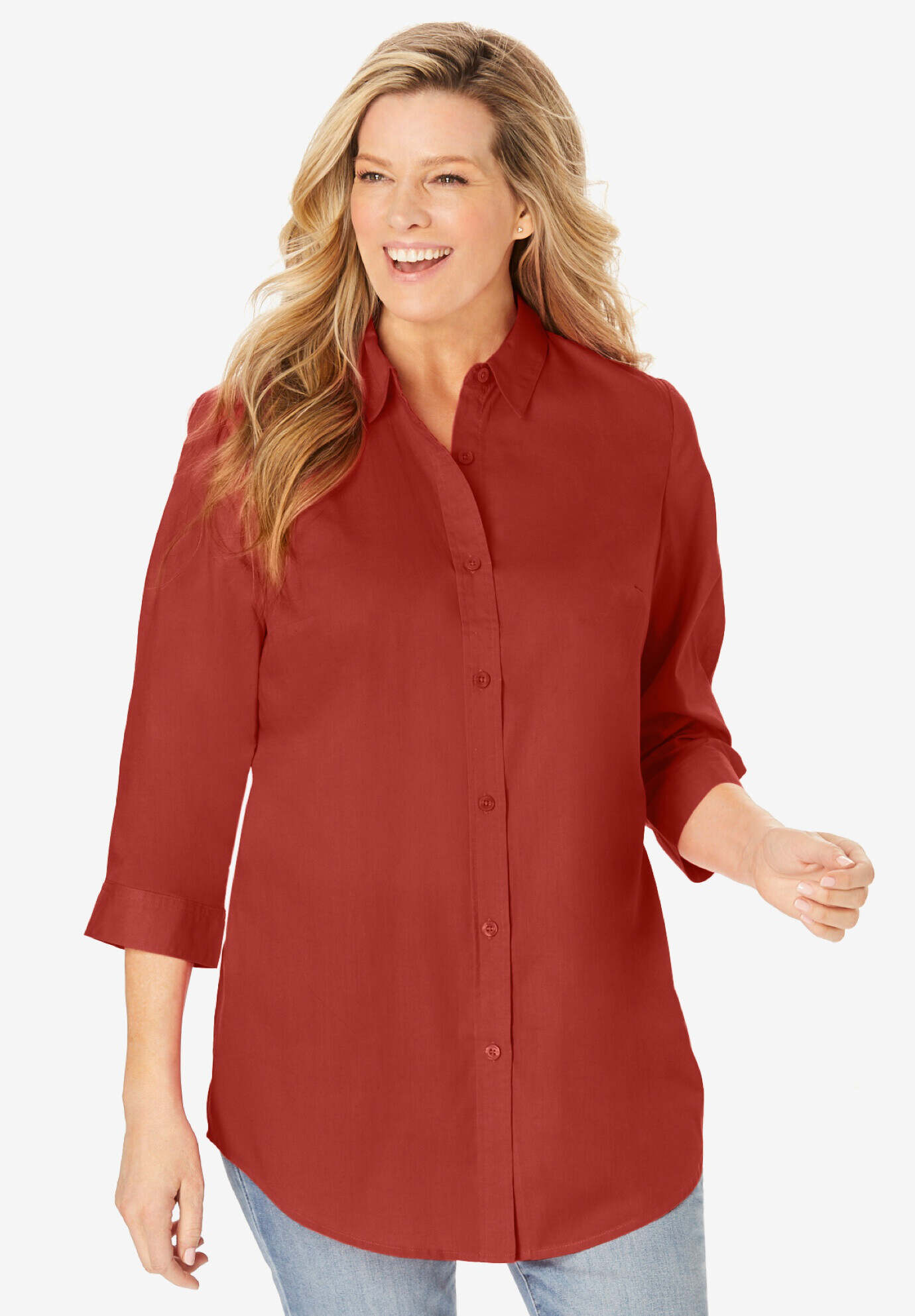 Perfect Three Quarter Sleeve Shirt