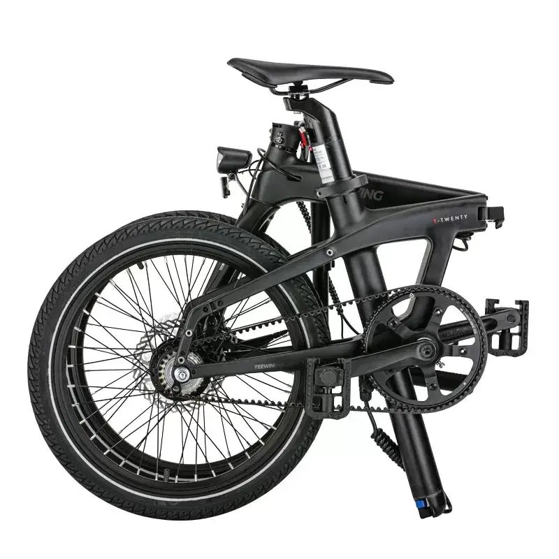 E-bike T20 36V 9.6Ah Carbon Fiber Electric Folding Bike