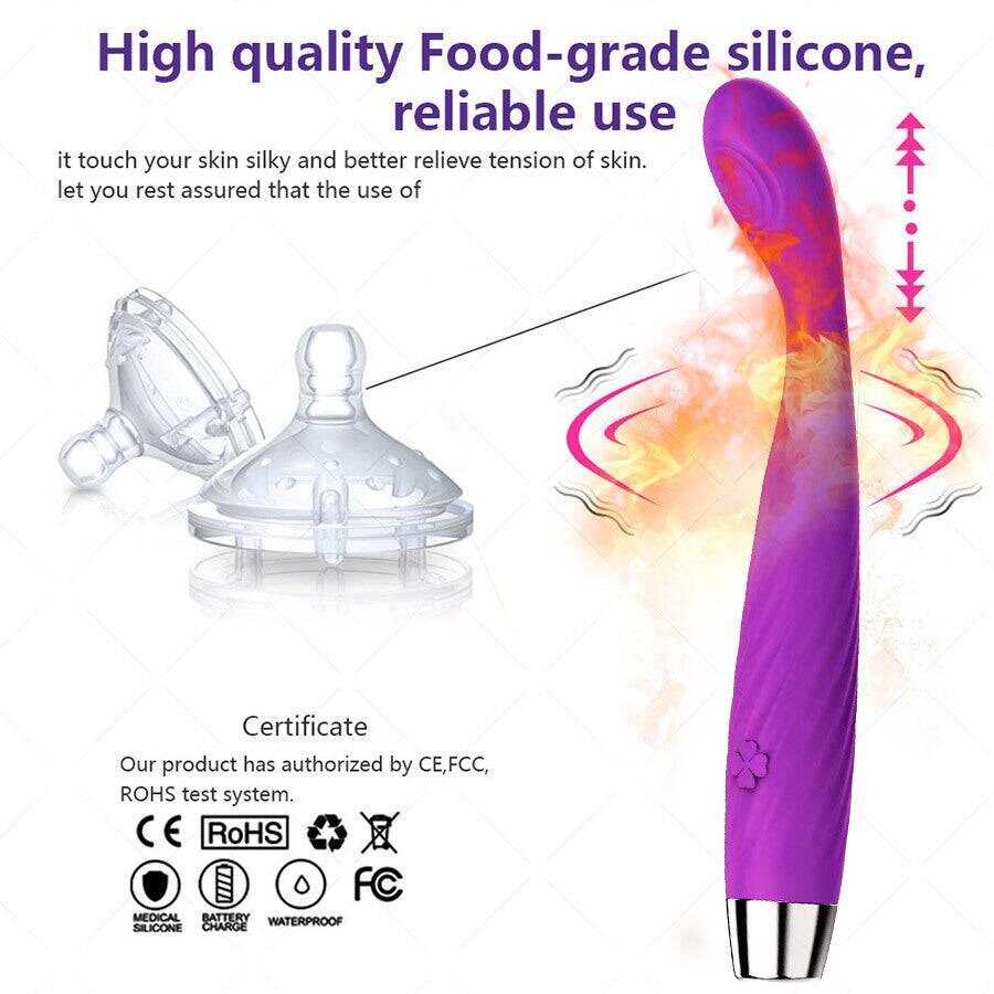 Heated G-Spot Vibrator – Clitoral & G-Spot Stimulator