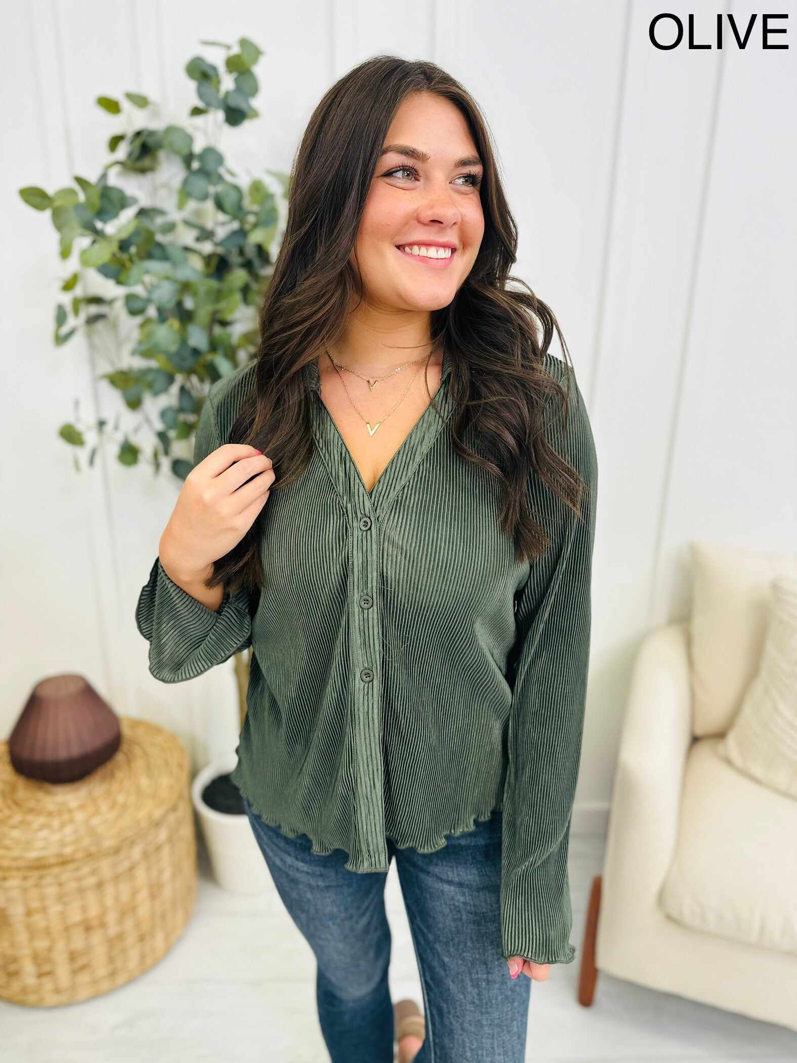REG/CURVY Set My Heart At Ease Top- Multiple Colors!