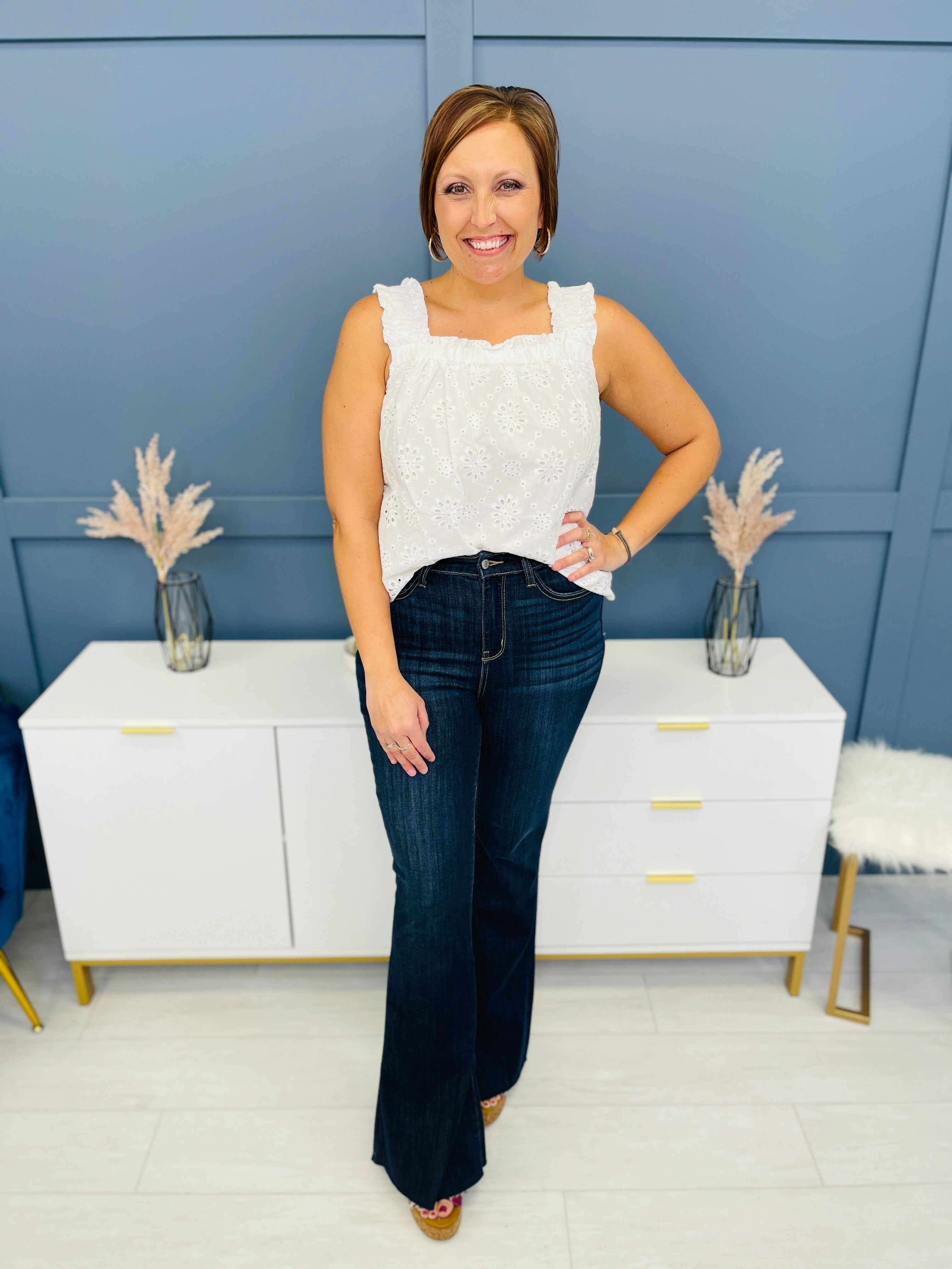 RESTOCK! REG/CURVY See Ya There Flare Jeans